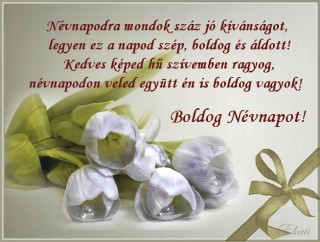 Névnapra...
